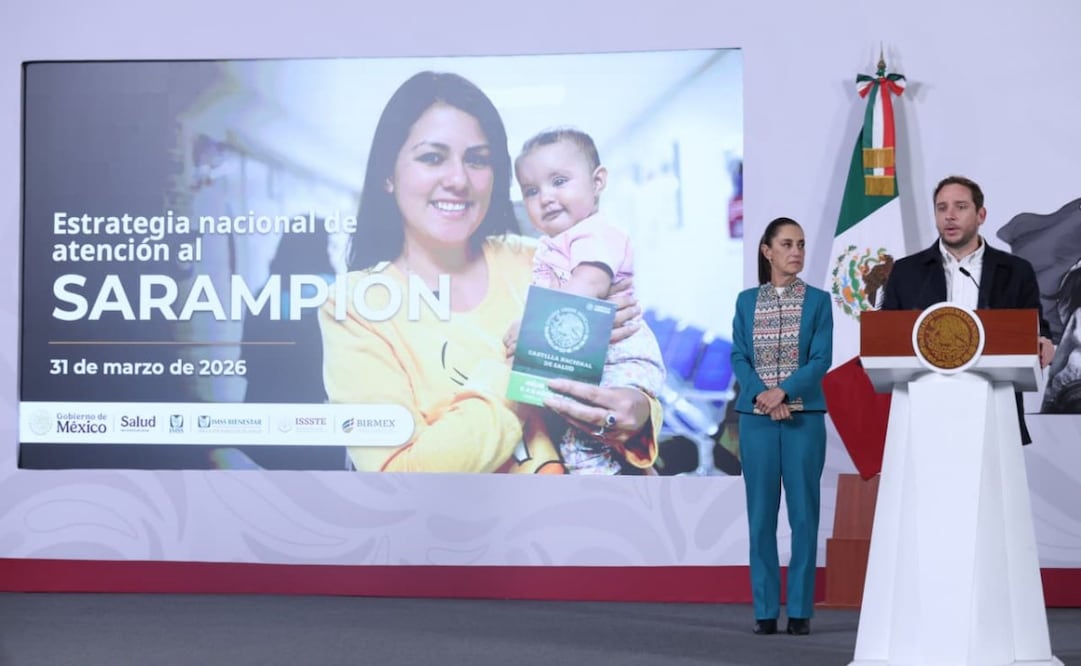 Eduardo Clark, subsecretario de Integración Sectorial y Desarrollo, durante la conferencia matutina del martes 31 de marzo de 2026 en Palacio Nacional. Foto: Luis Camacho/ EL UNIVERSAL