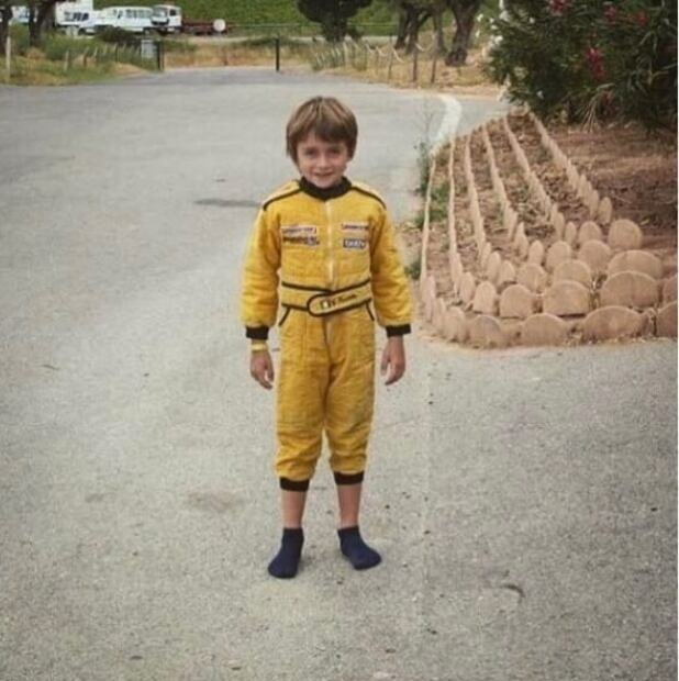 Cómo eran de niños los pilotos más famosos de F1