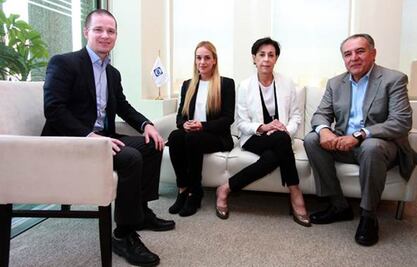 Anaya se reúne con la activista venezolana Lilian Tintori