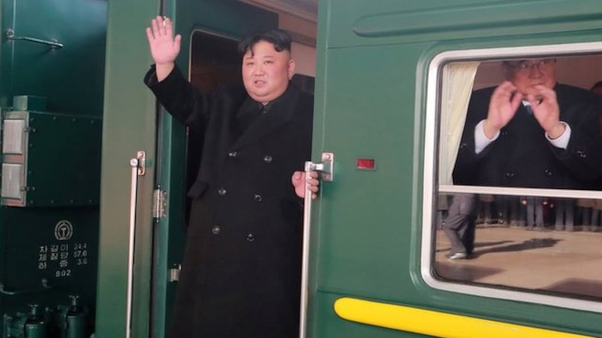 Kim Jong-un partió la tarde del sábado de Corea del Norte hacia Vietnam (Foto: Reuters)