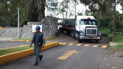 Retiran antena de zona de deslave en Santa Fe