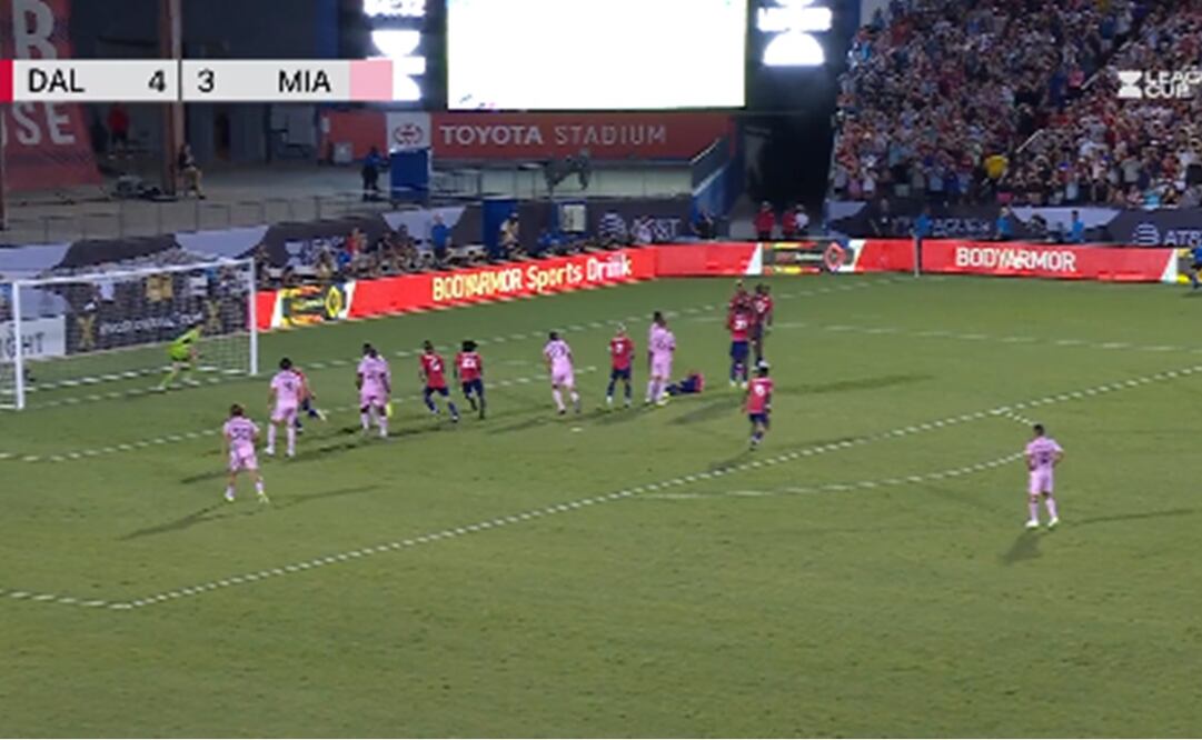 Lionel Messi convirtió un golazo de tiro libre / Foto: Especiales