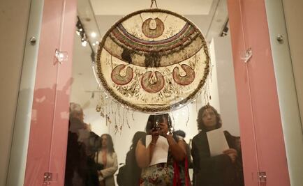 Escudo ceremonial de Moctezuma se despide de Chapultepec