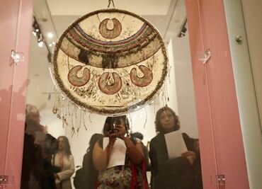 Escudo ceremonial de Moctezuma se despide de Chapultepec