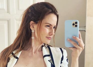 Altaír Jarabo se llevó todas las miradas con colorido minivestido