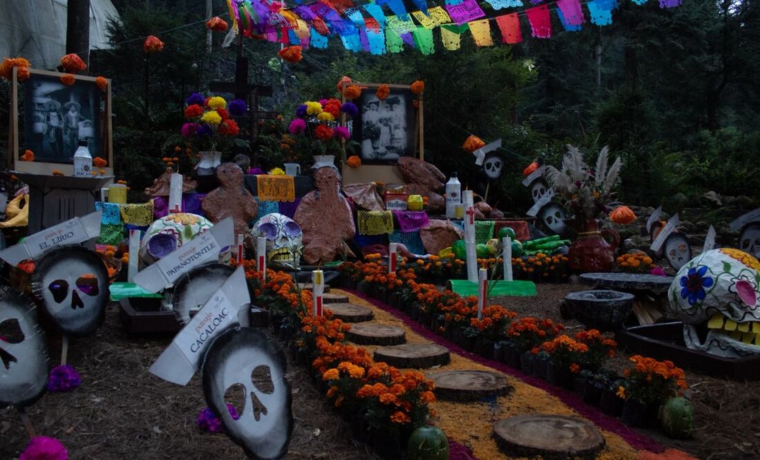Santa Rosa Xochiac celebra el Día de Muertos con un festival que honra al bosque y las tradiciones. Foto: Fernanda Zamora