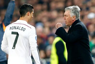 CR7 preguntó a Ancelotti sobre el futbol italiano