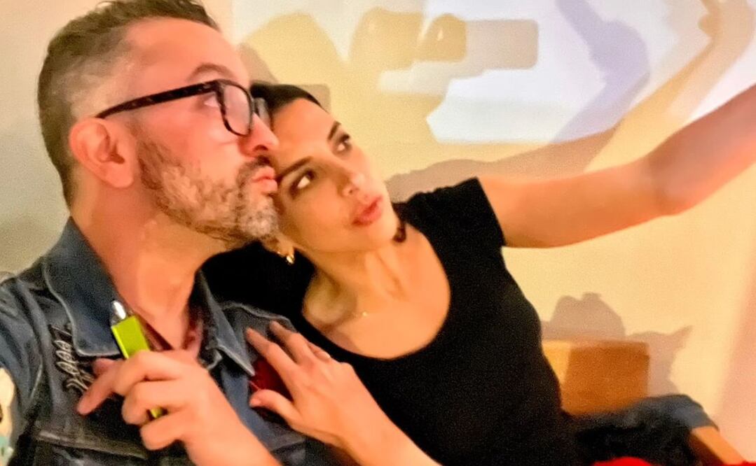 Chumel Torres y Verónica Toussaint fueron grandes amigos. Foto: Instagram