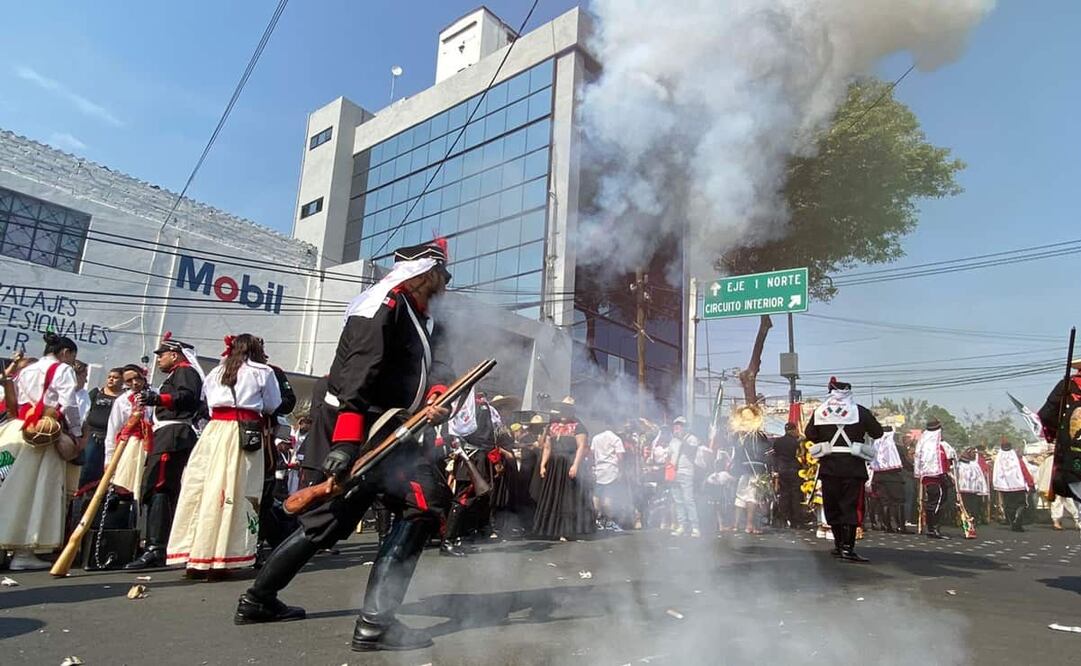La alcaldesa de Venustiano Carranza indicó que a esta representación acuden cerca de 10 mil personas. Foto: Salvador Corona EL UNIVERSAL