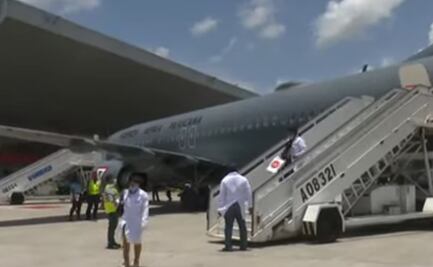 Avión de la Fuerza Aérea trasladó a Cuba personal médico que enfrentó Covid-19 en México