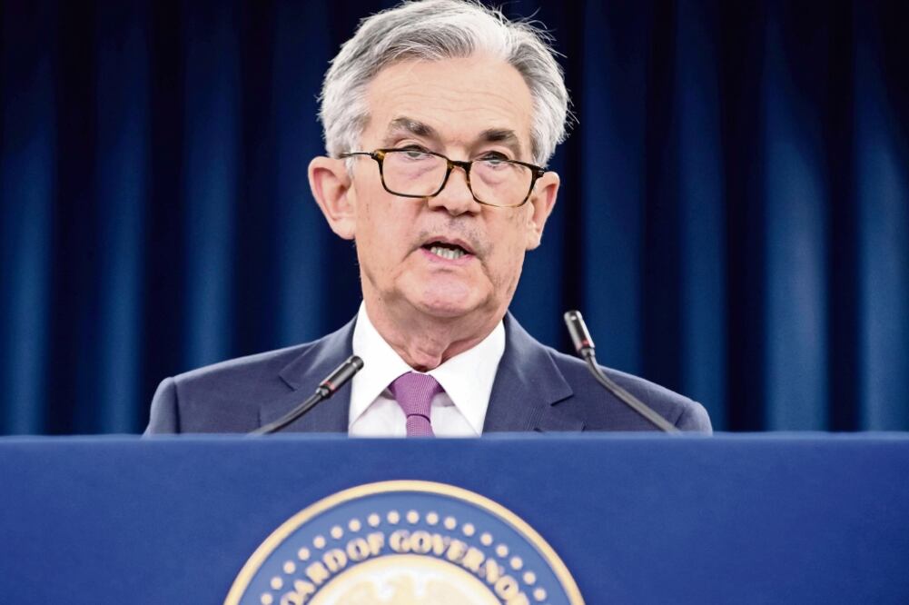 Comportamiento. Jerome Powell, presidente de la Fed, reconoció que la inflación ha bajado, aunque se debe a factores transitorios. Foto: ARCHIVO EL UNIVERSAL