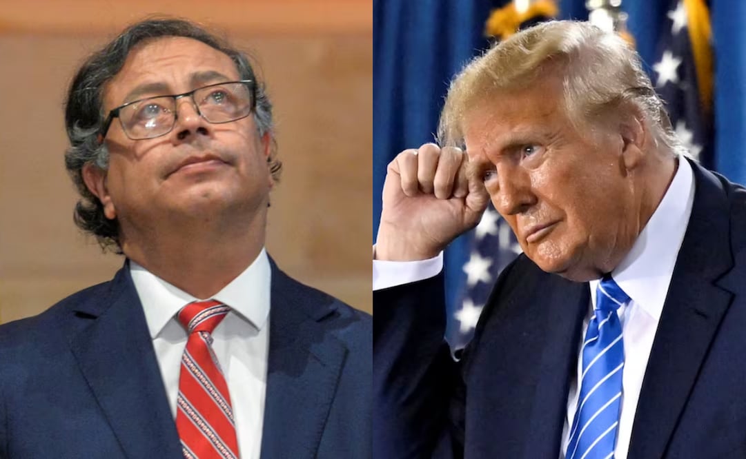 Petro arremete contra Trump por sus comentarios sobre migrantes. Foto: Archivo