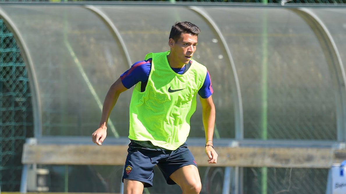 Twitter. Héctor Moreno entrenando con la Roma