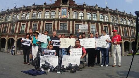 Protestan también en Morelos por asesinato de Javier Valdez