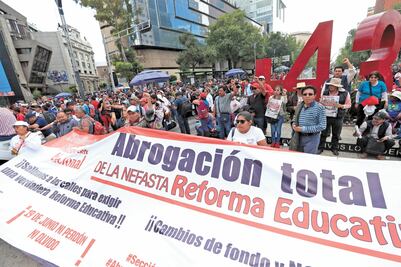 No queremos una reforma educativa maquillada: CNTE