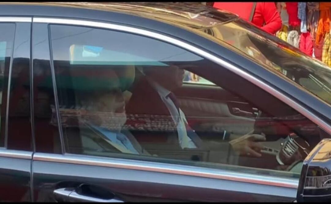 La presidenta Claudia Sheinbaum Pardo recibió la tarde de este lunes en Palacio Nacional al empresario Carlos Slim Helú. Foto: Pedro Villa y Caña