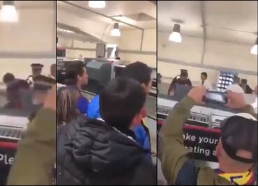 Aficionados del Barcelona insultan a Lionel Messi en el aeropuerto