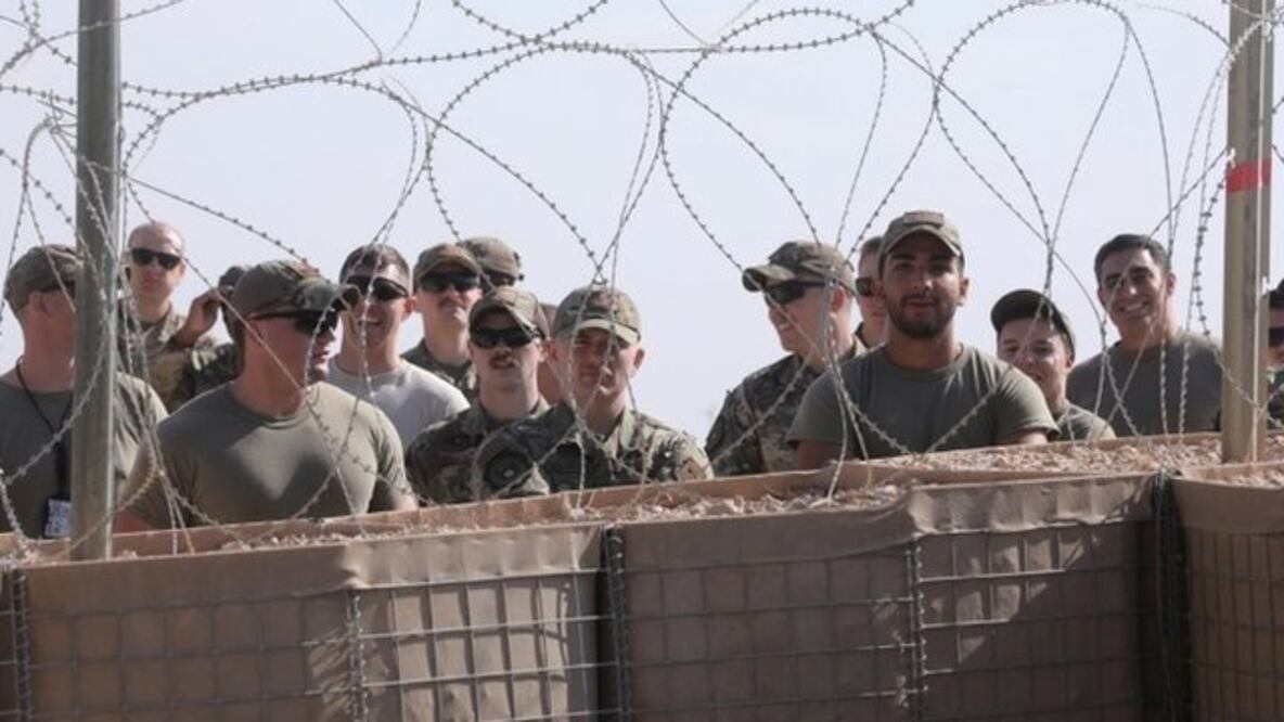 Se estima que hay cerca de mil 500 soldados estadounidenses y aliados estacionados en la base Al Asad (Foto: Reuters)