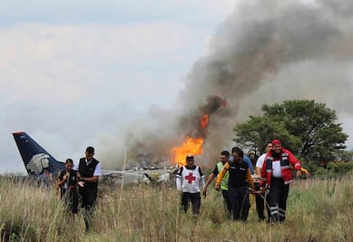 Mal clima y piloto en entrenamiento, causas de accidente de Aeroméxico en Durango