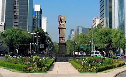 Prevén convivencia entre “La Joven de Amajac” y Antimonumenta en glorieta de Paseo de la Reforma