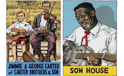 Rey del cómic "underground" plasma a músicos olvidados