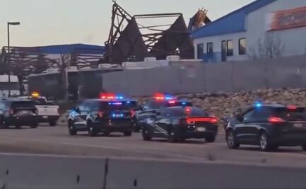 VIDEO: Derrumbe en obra de aeropuerto en EU deja 3 muertos y 9 heridos