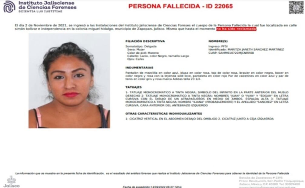 Con ayuda de huellas dactilares, identifican los cuerpos de 685 personas en Jalisco