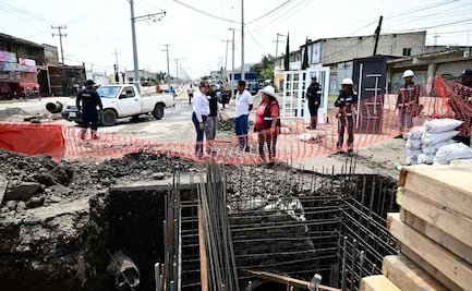 Delfina Gómez supervisa avances del Colector Chalco; exhorta a cuidar la infraestructura