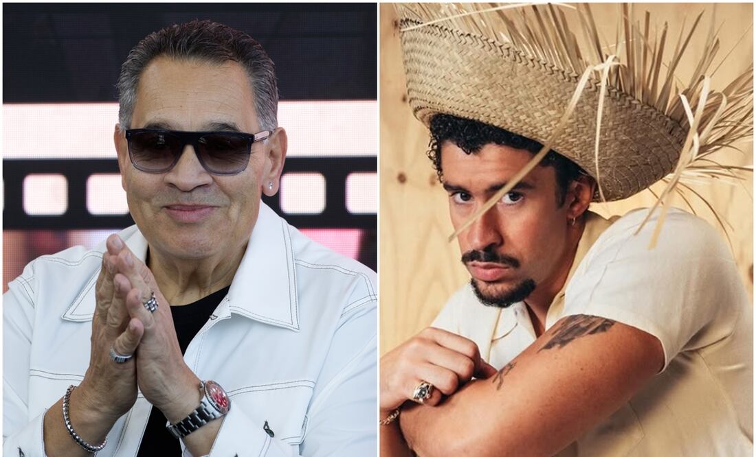 Tito Nieves y Bad Bunny. Foto: EFE/Archivo.
