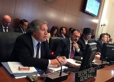 Luis Videgaray asiste a la Asamblea de la OEA