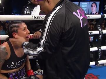Boxeadora mexicana ruega por detener su pelea, "Quiero llegar con vida a mi casa"