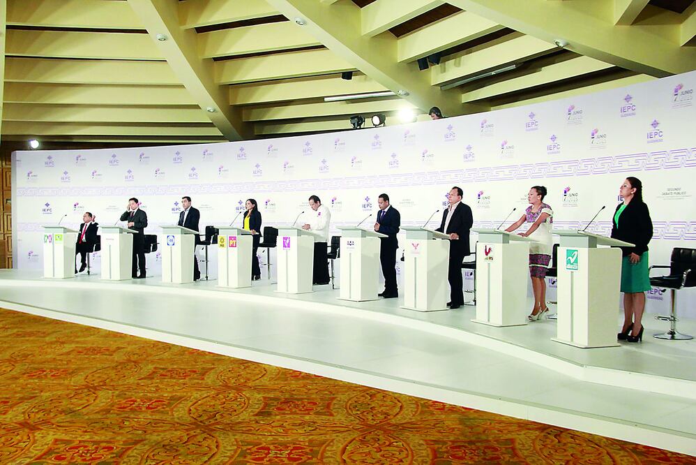 El encuentro que se realizó a menos de tres semanas de las próximas elecciones. Los candidatos propusieron desde crear un nuevo centro de convenciones hasta capacitar a la policía local (NOTIMEX)