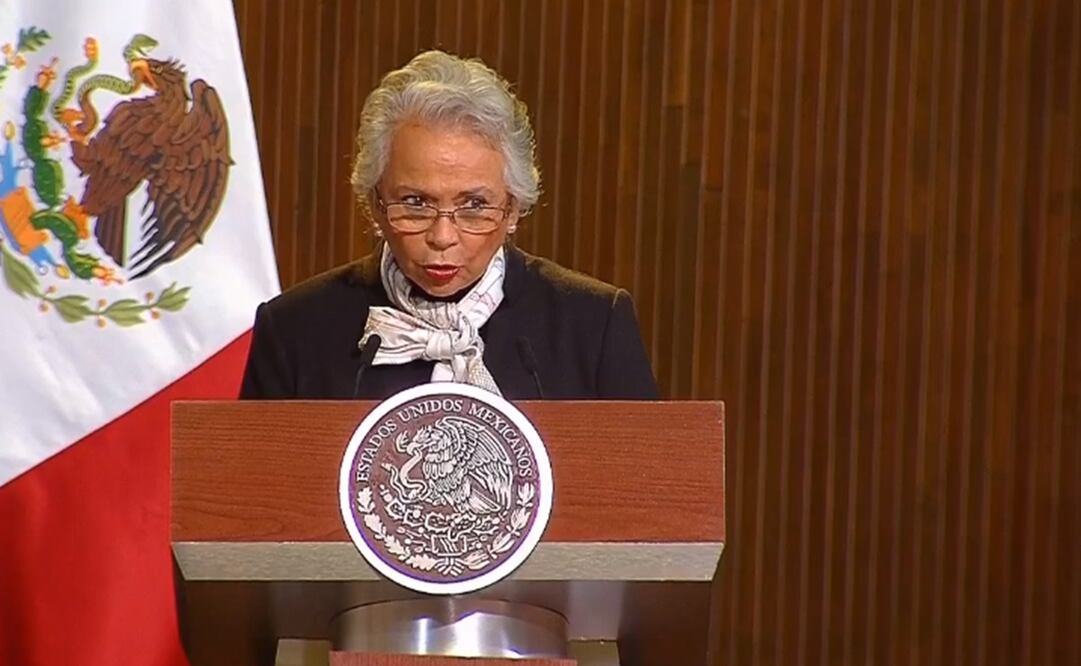 Olga Sánchez Cordero afirmó que la Constitución es el cimiento que sostiene a la República y un programa para el beneficio del pueblo. Foto: Captura de pantalla