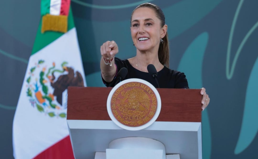 Presidenta Claudia Sheinbaum durante su mañanera del 9 de enero desde Acapulco, Guerrero (09/01/2026). Foto: Presidencia