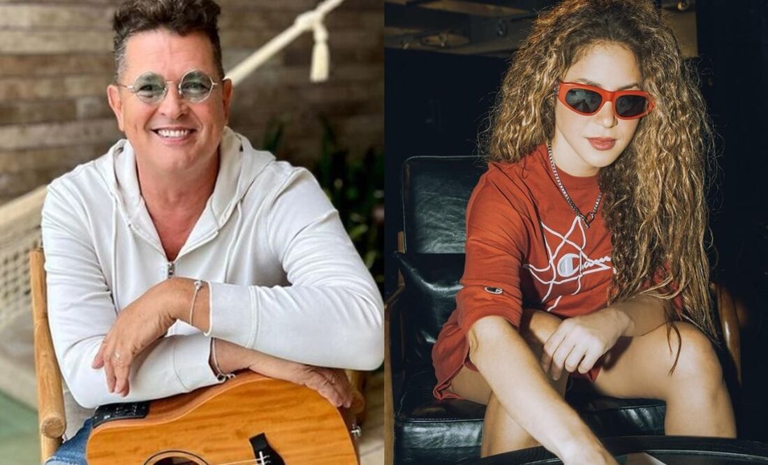 Shakira y Carlos Vives. Foto: Instagram oficial.