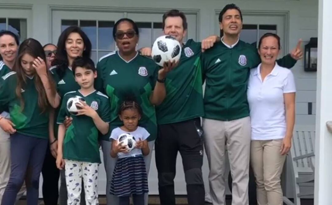 Oprah y su familia apoyaron a México