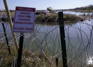 Alambre de púas de Texas ha provocado una "reducción masiva" del flujo de inmigrantes: Greg Abbott