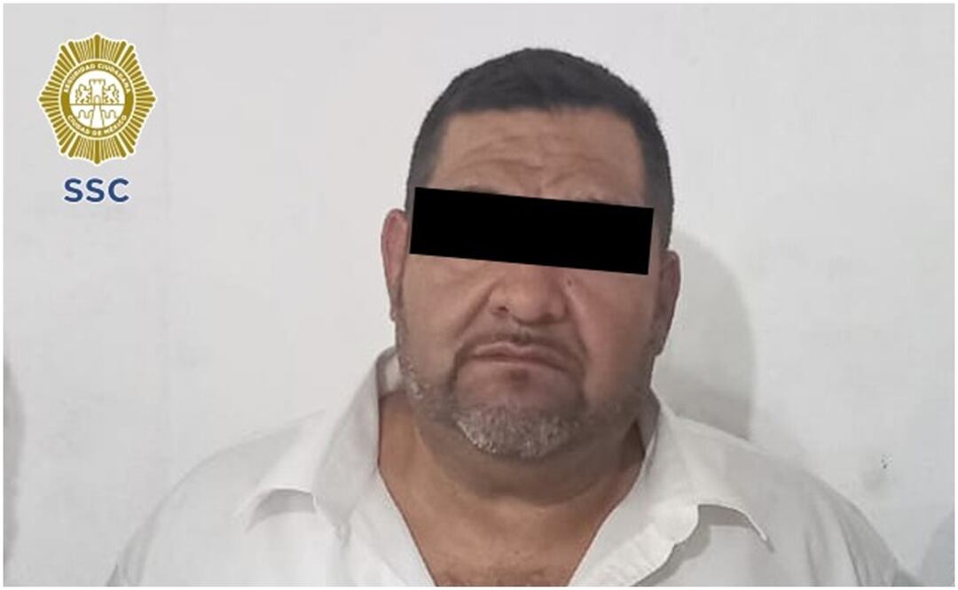 Juan Carlos Albiter “El Bola”, de 44 años, fue detenido por elementos de la Secretaría de Seguridad Ciudadana. Foto: Especial