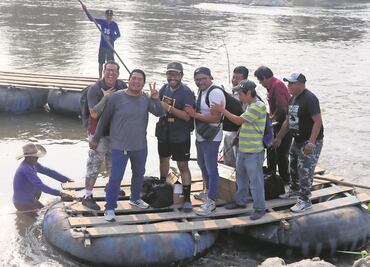En la frontera sur dan paso libre a decenas