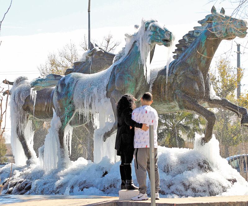 Hace una decena de días, en Chihuahua se registraron intensas nevadas en el estado. Foto: ARCHIVO. EL UNIVERSAL