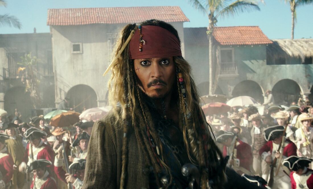 Johnny Depp en el papel de Jack Sparrow. Foto: AP