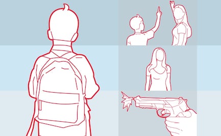 Reconstrucción por minuto del tiroteo en Colegio Cervantes de Torreón. Infografía