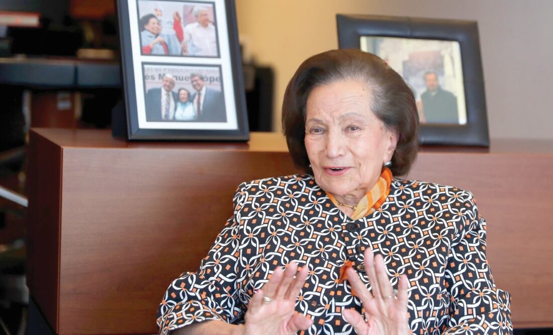 Decana del Senado, Ifigenia Martínez. Foto: LUCÍA GODÍNEZ. EL UNIVERSAL Archivo
