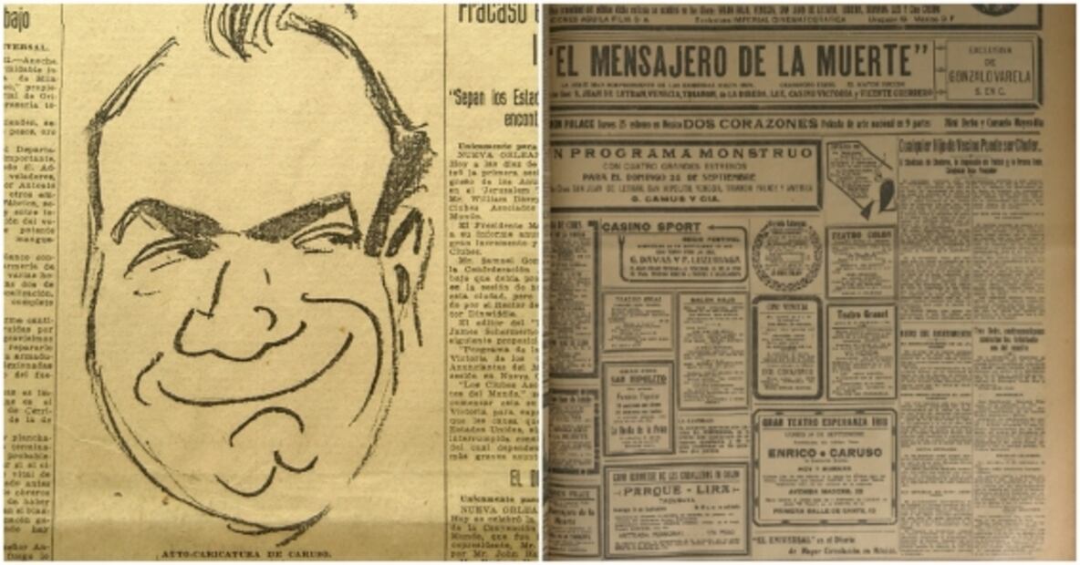 Hace 100 años México enloqueció con la llegada de Enrico Caruso, tenor italiano