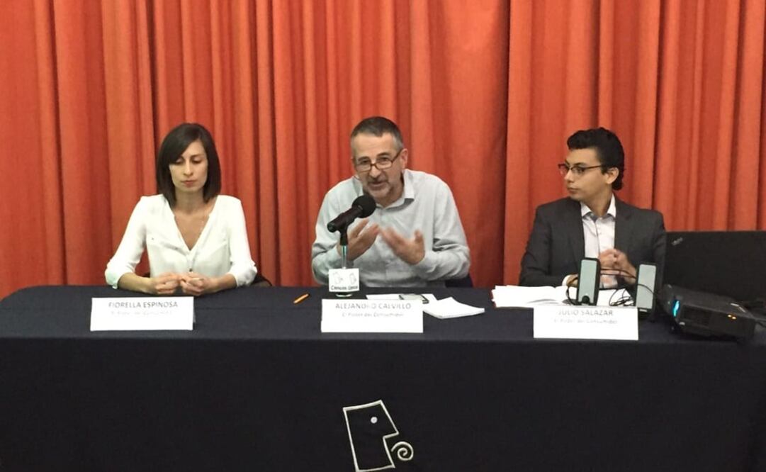 Integrantes del Poder del Consumidor insistieron en la necesidad de mantener a las universidades como espacios saludables. (Foto: Cortesía Cencos)
