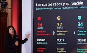 La consejera jurídica Luisa María Alcalde en la conferencia “Derecho de Réplica” del 12 de agosto de 2026. Foto: Andrea Murcia/ Cuartoscuro