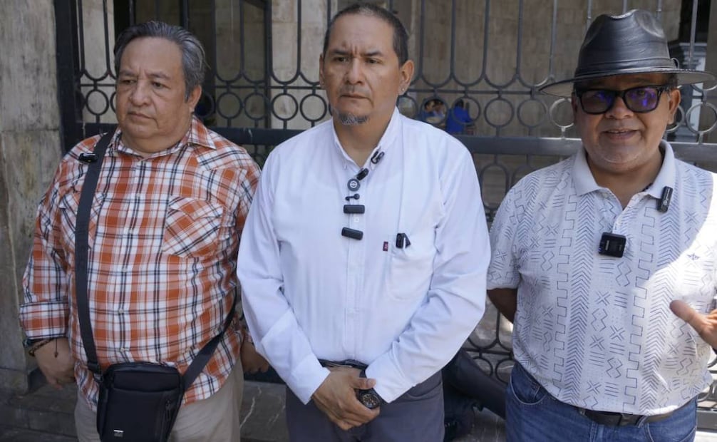 Periodistas protestan en Chiapas por ataque a al comunicador Marcos Ramos; exigen justicia y protección.
Foto: Óscar Gutiérrez