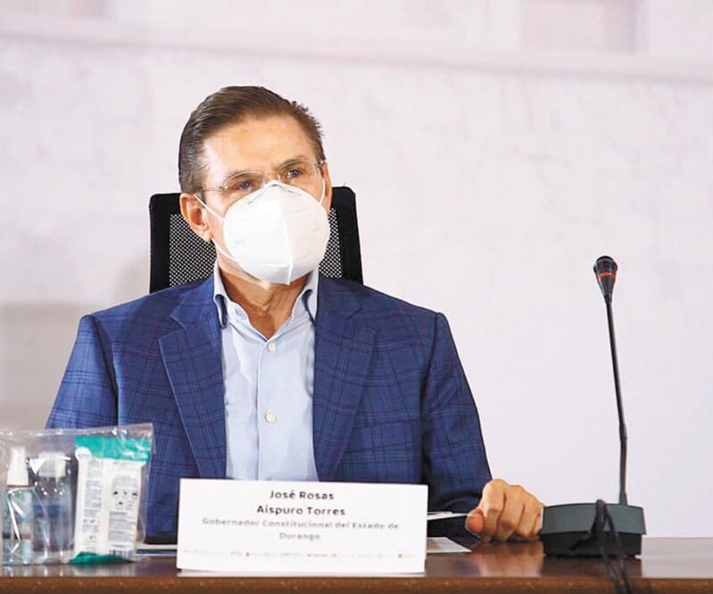 José Rosas Aispuro Torres, gobernador de Durango. Foto: Especial