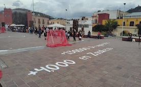 Realizan "cascarita" por los desaparecidos en Zacatecas; buscan visibilizar la crisis a unos días del Mundial