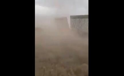 Huracán "Hanna" no derribó muro fronterizo; fue el viento, el 9 de junio